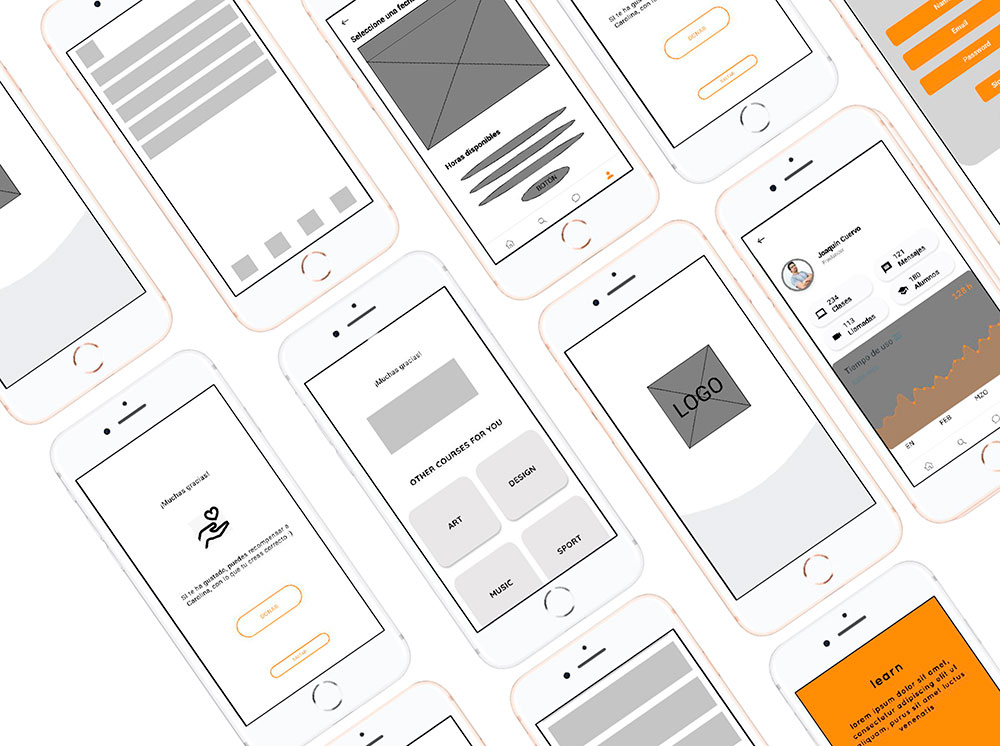 duka Low fidelity wireframes